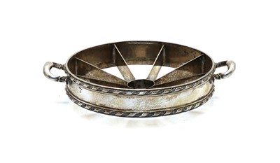 Lot 47 - An Austrian silver two handled Pineapple cutter