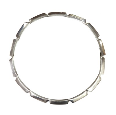 Lot 261 - A sterling silver necklace, by Georg Jensen