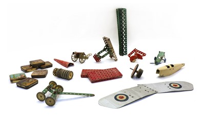 Lot 254 - Meccano, including Aeroplane Constructor Instructions For Outfit No. 2