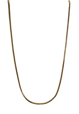 Lot 1135 - A 9ct gold foxtail link chain