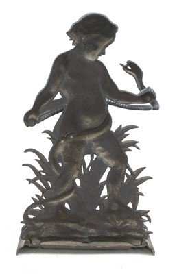 Lot 64 - A cast iron stick or umbrella stand