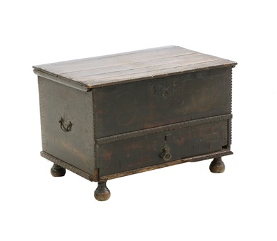 Lot 444 - A miniature coffer