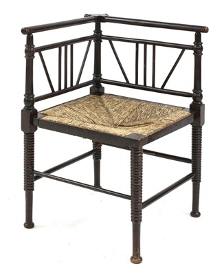 Lot 67 - An Aesthetic corner chair