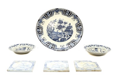 Lot 115A - Blue and white pottery