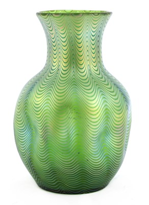 Lot 10 - A Loetz Phaenomen iridescent glass vase