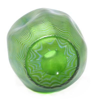 Lot 10 - A Loetz Phaenomen iridescent glass vase