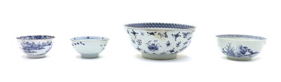 Lot 110 - Two Chinese Nanking Cargo blue and white bowls