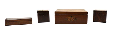 Lot 149 - Six various wooden boxes
