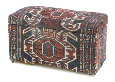 Lot 72 - A kilim ottoman