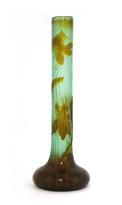 Lot 11 - A Gallé cameo glass vase