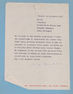 Lot 128 - Françoise Gilot (French, b.1921)