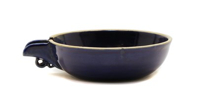 Lot 84 - A Chinese porcelain pouring bowl