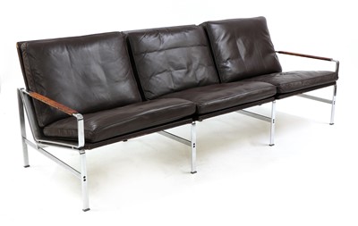 Lot 606 - A 'Model FK6720' three-seater settee
