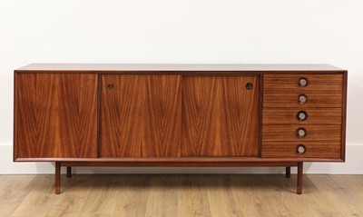 Lot 607 - A Danish rosewood sideboard