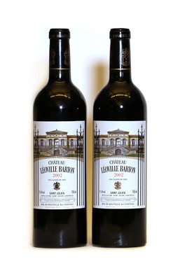 Lot 221 - Chateau Leoville Barton, 2eme Cru Classe, Saint Julien, 2002, two bottles