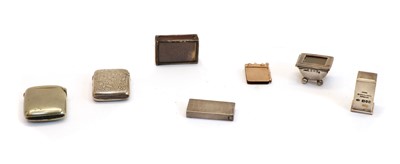 Lot 29 - A silver stamp box