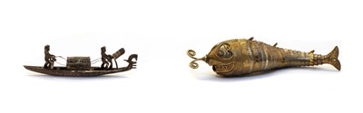 Lot 52 - An Italian silver gondola