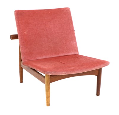 Lot 613 - A 'Japan' teak lounge chair