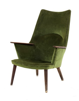 Lot 619 - A Danish upholstered armchair