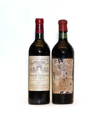 Lot 224 - Chateau La Lagune, 3eme Cru Classe, Haut Medoc, 1964 and 1981, one bottle of each
