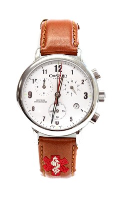 Lot 477 - A gentlemen's stainless steel Christopher Ward 'C30' limited edition chronograph strap watch