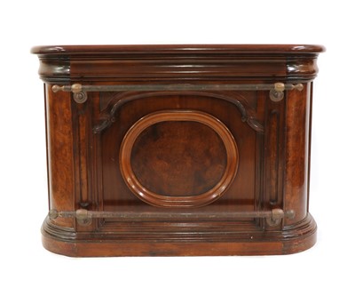 Lot 225 - A Victorian style walnut bar