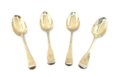 Lot 12 - A pair of Old English pattern tablespoons