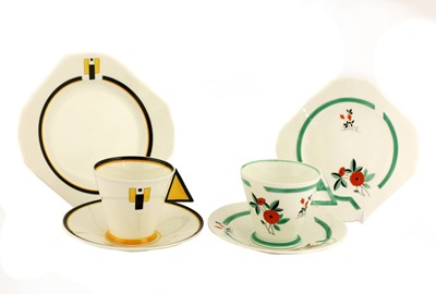 Lot 183 - Two Shelley 'Mode' trios