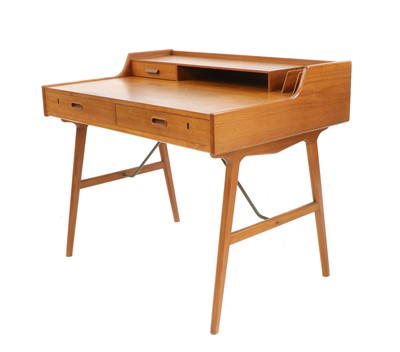 Lot 624 - A Danish teak 'Model 56' desk