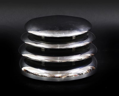 Lot 250 - A chrome plated 'HMV Room Heater'