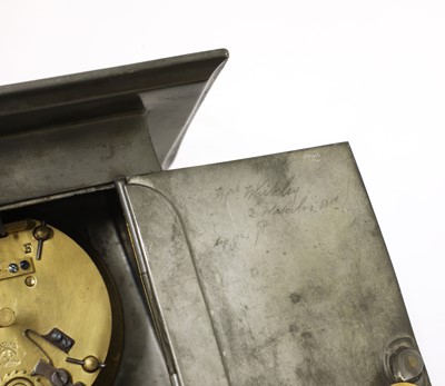 Lot 61 - A Tudric pewter clock