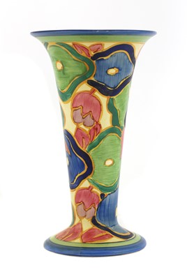 Lot 276 - A Clarice Cliff 'Blue Chintz' vase