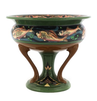 Lot 70 - A Foley 'Intarsio' pottery bowl