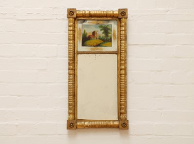 Lot 202 - A Regency gilt pier mirror