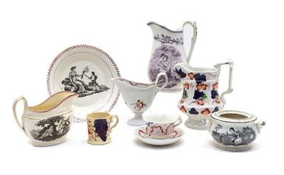Lot 208 - A collection of Sunderland and other lustre wares