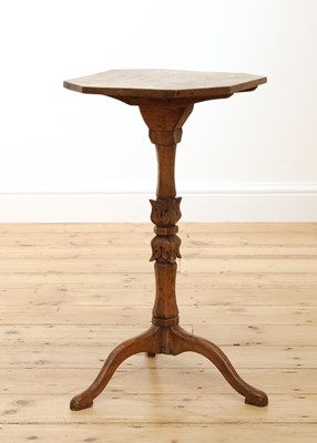 Lot 199 - A French oak occasional table