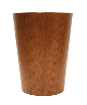 Lot 641 - A Martin Åberg teak wastepaper basket