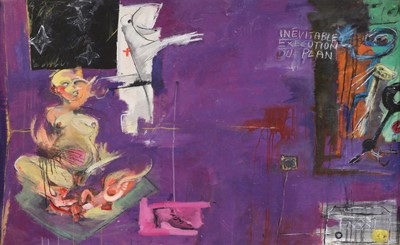 Lot 679 - A semi-abstract composition
