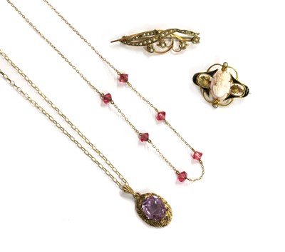 Lot 185 - A small quantity of jewellery