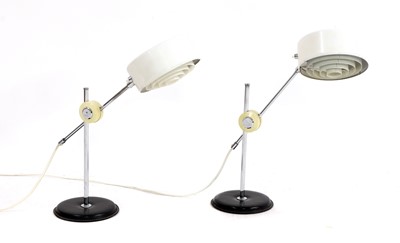 Lot 646 - A pair of 'Simris' or 'Olympia' desk lamps