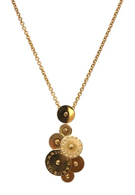 Lot 393 - An 18ct gold Bulgari 'Cicladi' pendant