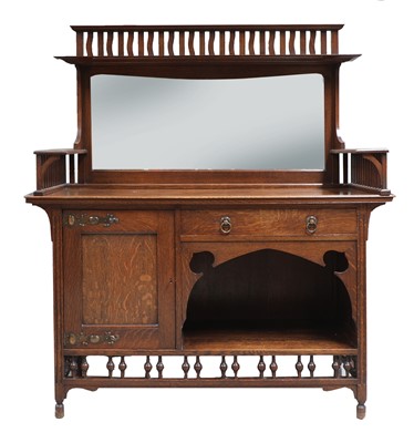 Lot 596 - A Liberty Moorish oak sideboard