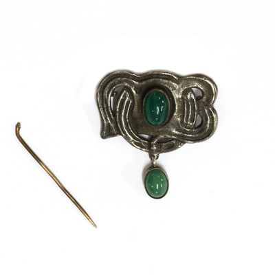 Lot 1052 - An Arts & Crafts silver brooch/pendant, by Murrle Bennett & Co.