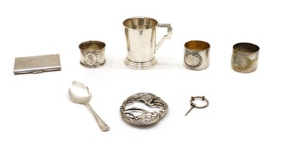 Lot 23 - Silver and silver plated items