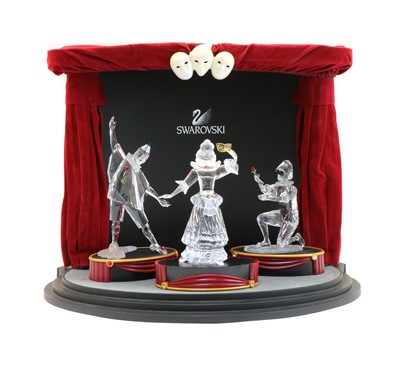 Lot 208 - A Swarovski crystal Masquerade group