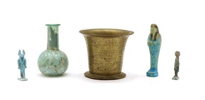 Lot 92 - A brass mortar