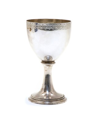 Lot 57 - A George III silver goblet