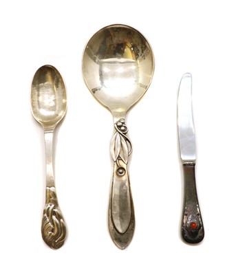 Lot 29 - A Georg Jensen silver knife