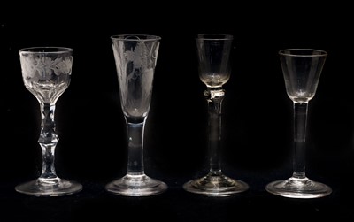 Lot 193 - An 18th century drinking glass