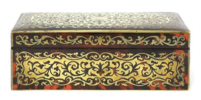 Lot 193A - A boullework cigarette box
